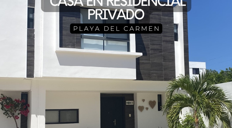 CASA EN VENTA PLAYA DEL CARMEN